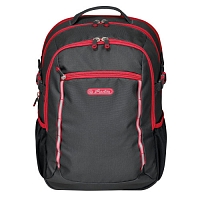 Školní batoh Ultimate, černo-červený