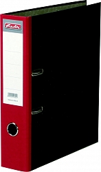 Herlitz - Pořadač A4/8 cm, červený mramorový