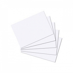 Herlitz - Karty do kartotéky, A7, čisté bílé