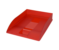 Herlitz - Zásuvka odkládací červená, transparentní