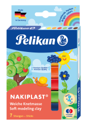 Pelikan - Plastelína Nakiplast 7 barev