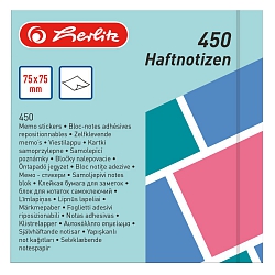 Herlitz - Bloček samolepicí 75x75 mm Color Blocking