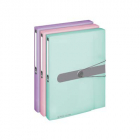 Herlitz - Box na spisy A4/4 cm, růžový