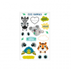 Etikety dětské zvířátka, Cute animals