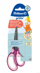 Nůžky Griffix pro praváky, fialové, blistr