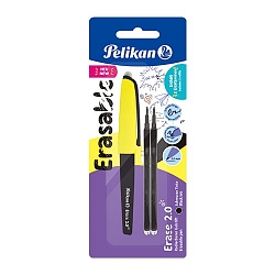 Pelikan - Gumovací pero Pelikan černé + 2ks náplně