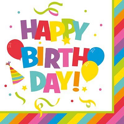 SusyCard - Ubrousky Happy Birthday